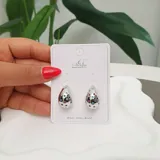 Stone Dotted Earring view 3