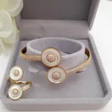 Round Bangle n Ring Set view 2