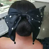 Stoned Bow Hair Clip view 4