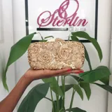 Rose Crystal Clutch view 1