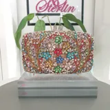 Colourful Crystal Clutch view 3