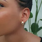 Stone bulb Earring view 2