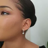 Drop Stud Earring view 1