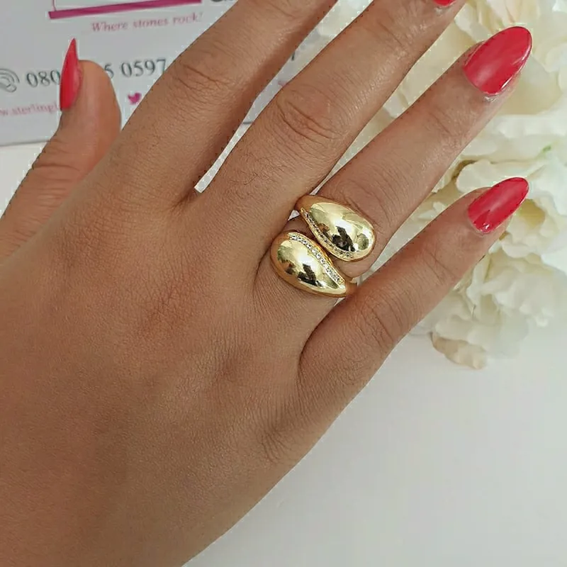 Oval Twin Ring