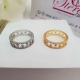 Zirconia Circle Ring view 3