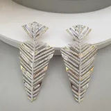 Prong Leaf Earrings view 2