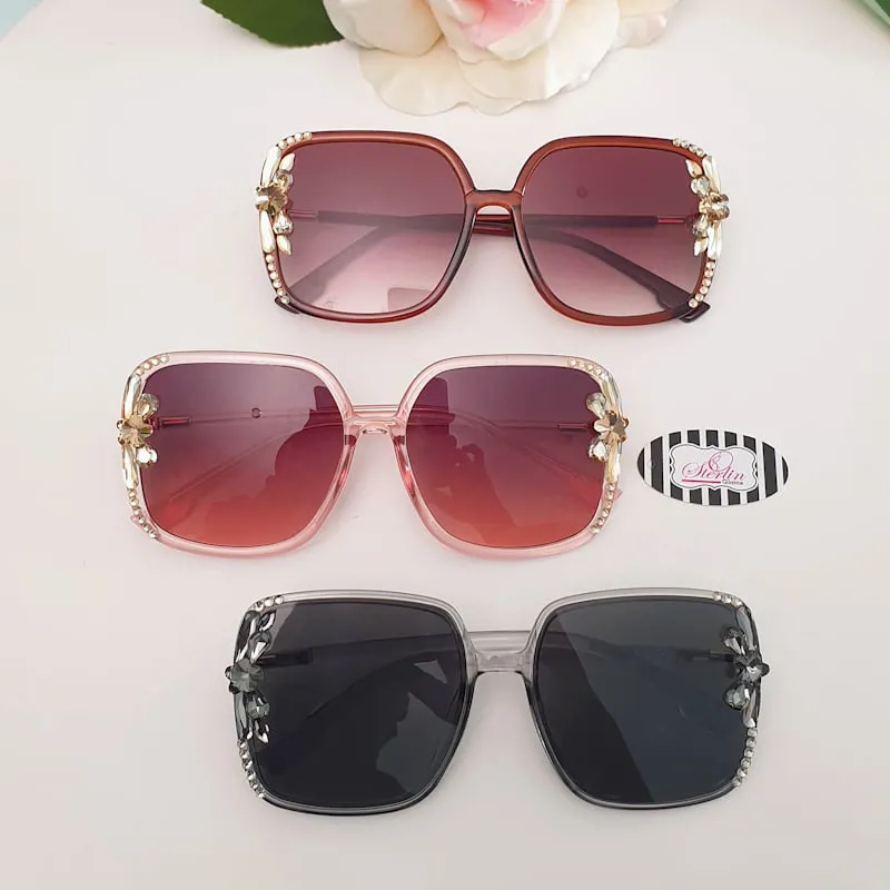 Crystal Lens Sunglasses