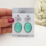 Obsidian Bow Earring view 3