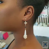 Raven Flower Earrings view 2