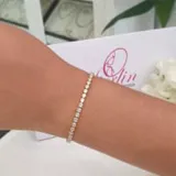 Crystal Ball Link Bracelet view 4