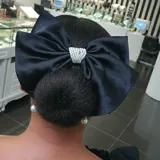 Pearl Bow Hair Clip view 2