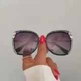 Crystal Frame Sunglasses view 11