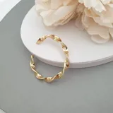 Gold Twist Cuff view 1