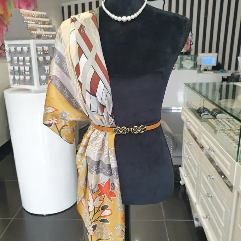 Pagodas Valley 100% Silk Scarf