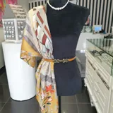 Pagodas Valley 100% Silk Scarf view 1