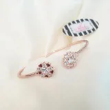 Stone Petal Bangle view 2