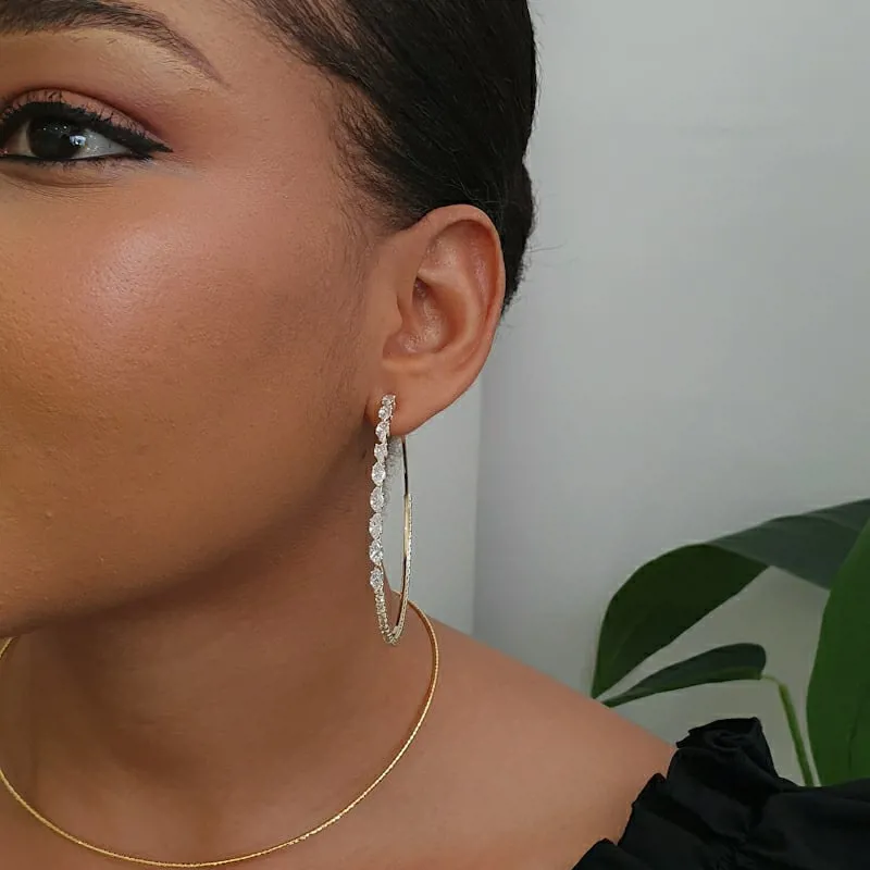 Wide Loop Earring