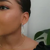 Wide Loop Earring view 1