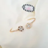 Stone Petal Bangle view 4