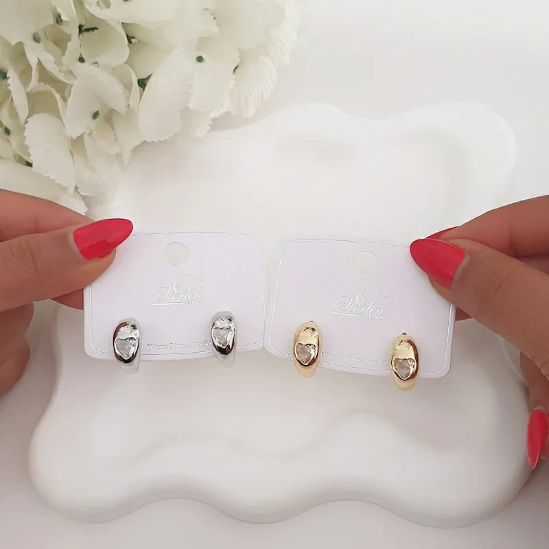 Stone bulb Earring