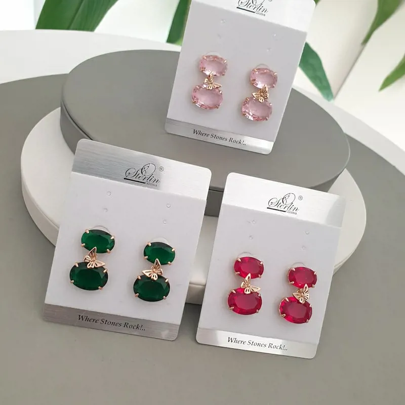 Butterfly Gem Earring