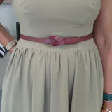 Adjustable Leather Belt view 5