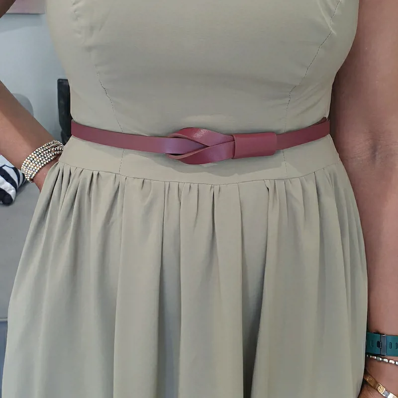 Adjustable Leather Belt