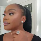 Grey Pearl Earring view 1