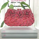 Red Crystal Clutch view 1