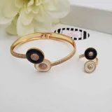 Round Bangle n Ring Set view 6
