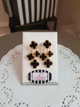 Triple Petal Earrings view 2
