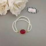 Oval Elasticated Bracelet view 6