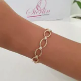 Interlock Gold Bracelet view 2