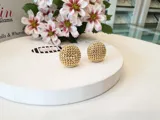Nugget Cluster Earrings view 3