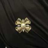 Pearl Flower Brooch view 1