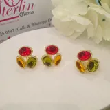 2Piece Multi Colour Gold Set view 2