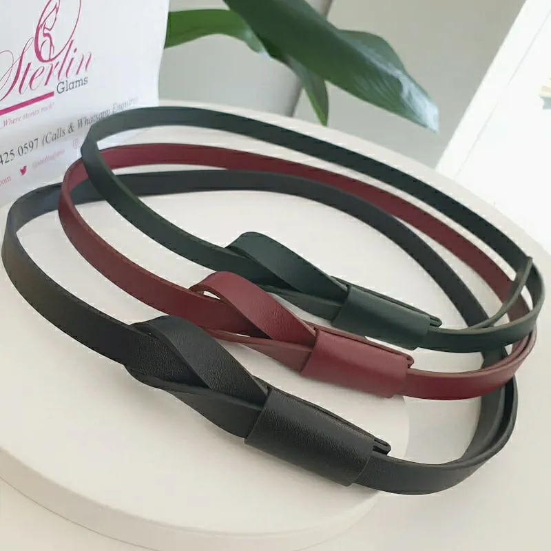 Adjustable Leather Belt