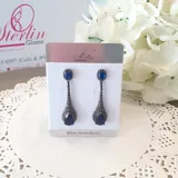 Stone Drop Earrings view 2