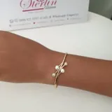 Pearl Petal Bangle view 2