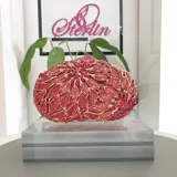 Leafy Crystal Clutch view 1