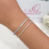 Crystal Ball Link Bracelet view 2