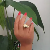Stone Log Ring view 3